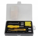 18-piece transparent tool box set