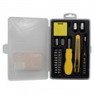 18-piece transparent tool box set